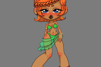 dibujo chibi a mi estilo