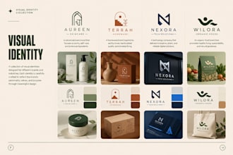 create professional visual identity branding