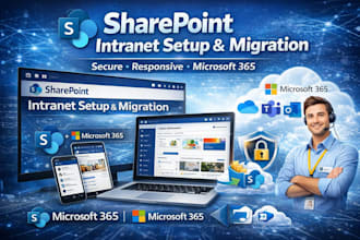 set up and migrate responsive intranet websites