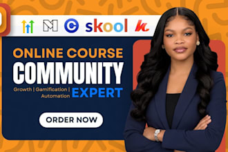 build, grow, manage, setup your skool online community engagement growth