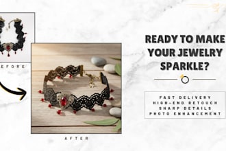 transform your jewelry photos into premium product images