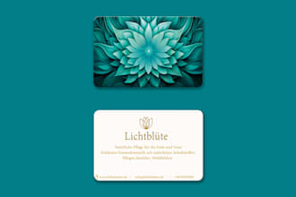 design a modern professional business card