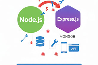 fix bugs and errors in your node js backend API