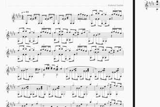 do song arrangements and transcriptions for you