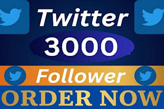5000 twitter followers as your need