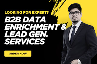 do data enrichment, b2b lead generation, and email leads