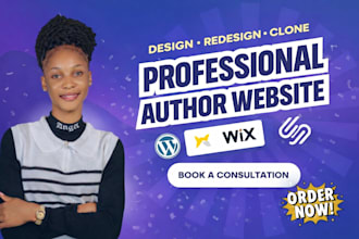 build author website, book author website, ebook website