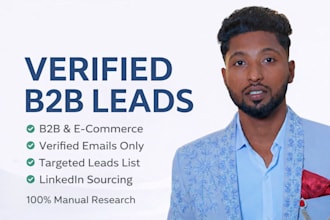 provide verified b2b leads with email validation