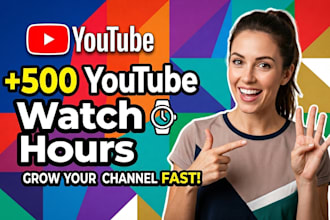 do add 500 youtube watch time for monetization