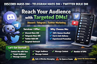discord mass dm discord message telegram mass dm discord bulk dm twitter mass dm
