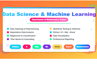 do statistical analysis, machine learning, and predictive models