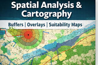 gis mapping, cartography and geospatial analysis