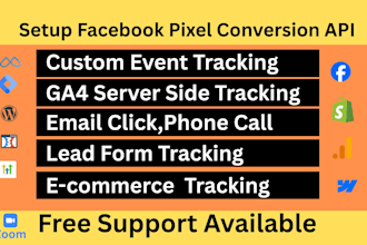 integrate facebook conversion API with GTM for clickfunnel, gohighlevel,kajabi