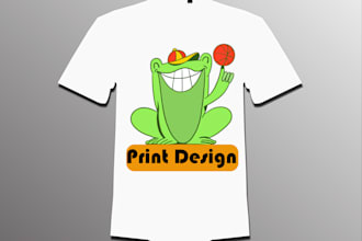 design creative custom t shirt print designs for your brand