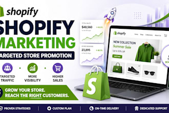 provide shopify marketing and store promotion
