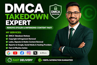 remove harassing defaming content google yt, tiktok, fb,dmca
