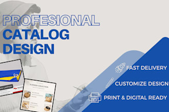 design a professional product catalog for your brand