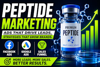 do peptide marketing peptide ads and peptide facebook ads for peptide brands