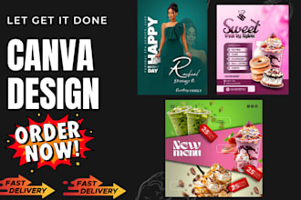 be your canva expert for flyers, banners, and social posts