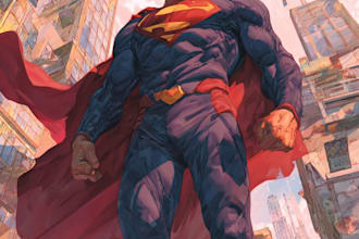 design a custom superhero comic book story and artwork