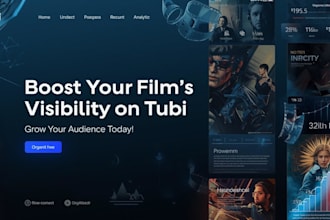 do tubi movie promotion, increase tubi movie ranking, tubi viewers