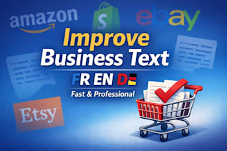 improve your business text fr en de