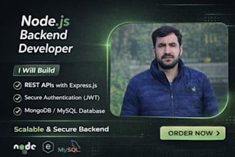 develop scalable node js backend rest apis with express js