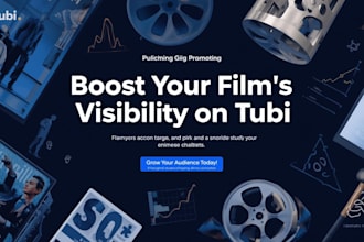 promote tubi movie, series, content on tubi maximum exposure