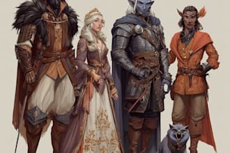 paint your amazing dnd party or anything