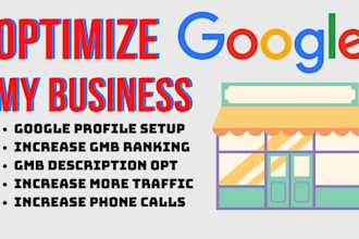 do gmb optimization and gmb seo to increase google maps ranking