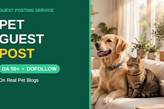 publish pet guest post with dofollow backlink on da 50 blog