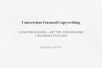write conversion copy for coaches and consultants