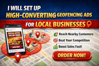 set up high converting geofencing ads for local businesses