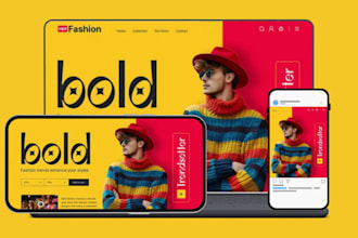 design stunning clothing store apparel wear boutique website fashion store