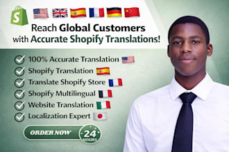 translate your shopify store into multiple languages within 24 hours