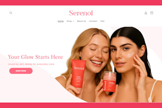 build stunning beauty skincare website beauty store cosmetics, spa makeup store
