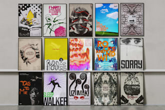 design a professional movie poster or social poster