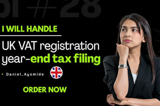 handle UK vat registration and year end tax filing