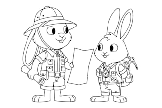 draw bold and easy coloring book pages for kids and adults
