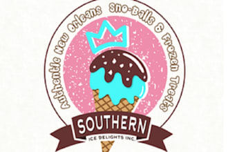design classic ice cream and frozen treats logo