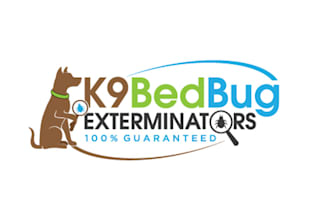 make animal pest control logo with bed bug exterminators