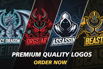 create a custom gaming logo for esports teams and gamers