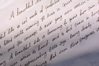 do beautiful and professional handwriting for your business