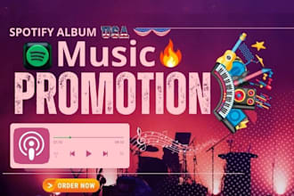 do USA music promotion spotify music album promotion