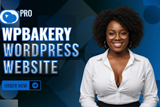 create professional wordpress site with wpbakery