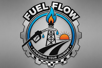 do professional gas  energy logo design