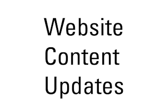 update and adjust content on your existing website
