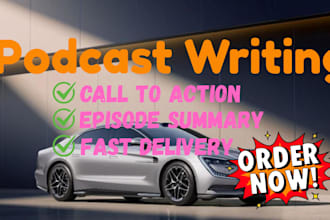 listen and write podcast show notes in a day