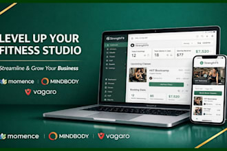 setup automate momence mindbody vagaro and  fitness studio gymflow shopify store