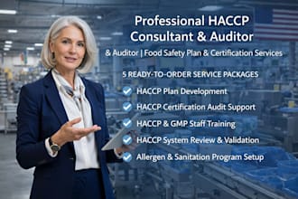 give certified haccp, gmp, cgmp from USA, UK and europe